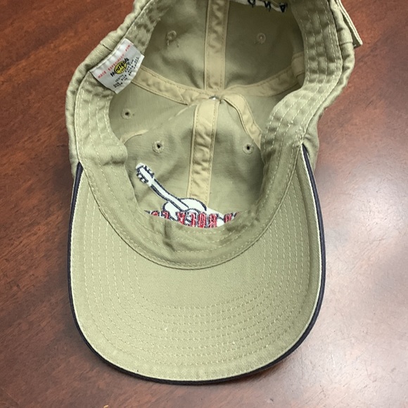 Hard Rock Cafe Barcelona Guitar Khaki Baseball Hat Cap - Picture 7 of 9